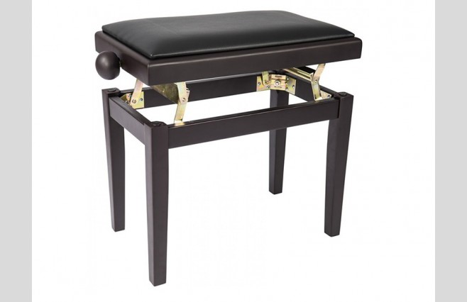 Kinsman KPB03BRN Satin Rosewood Adjustable Height Piano Stool - Image 2
